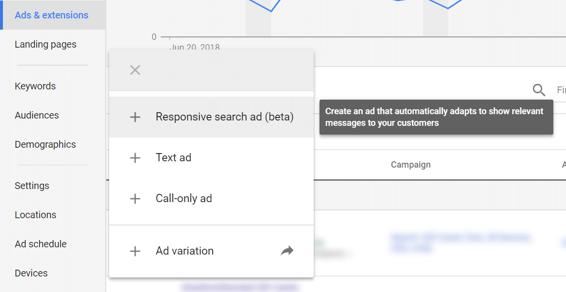Create a Responsive Search Ad